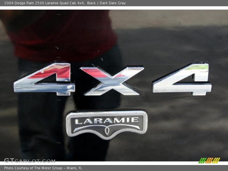 Black / Dark Slate Gray 2004 Dodge Ram 2500 Laramie Quad Cab 4x4