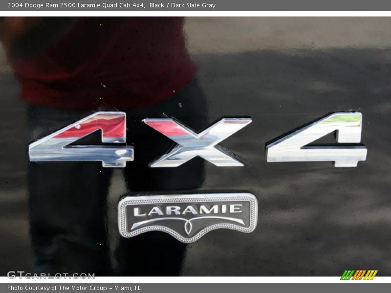 Black / Dark Slate Gray 2004 Dodge Ram 2500 Laramie Quad Cab 4x4