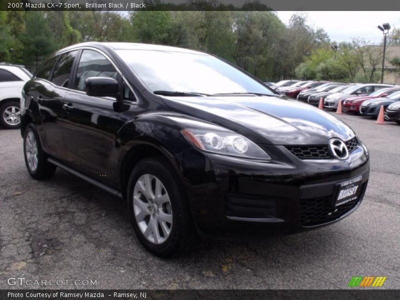 Brilliant Black / Black 2007 Mazda CX-7 Sport