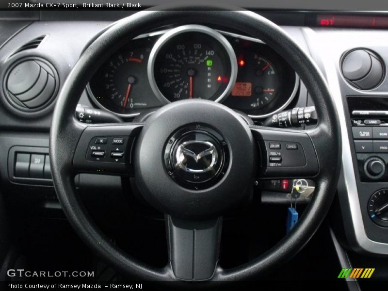 Brilliant Black / Black 2007 Mazda CX-7 Sport