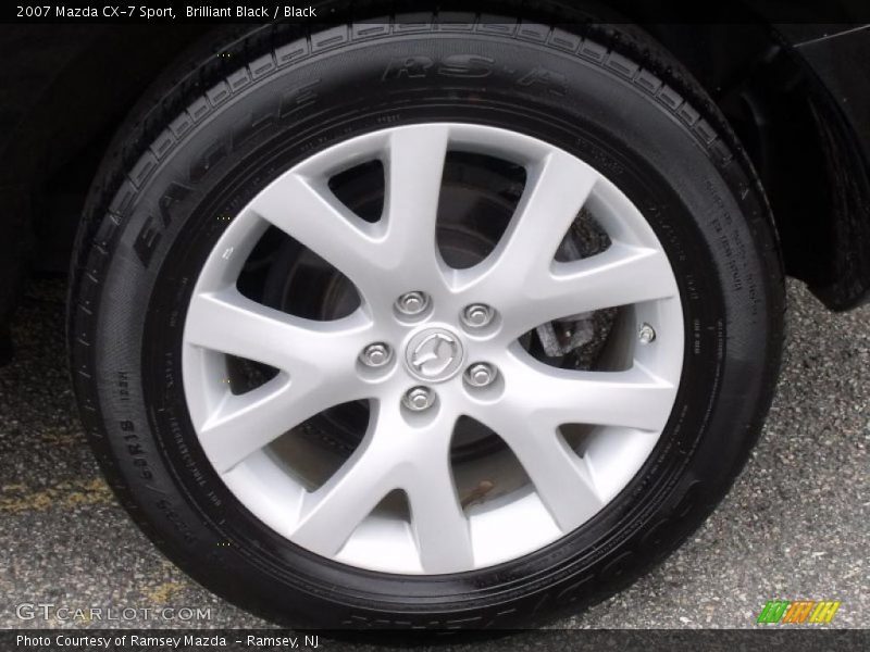 Brilliant Black / Black 2007 Mazda CX-7 Sport