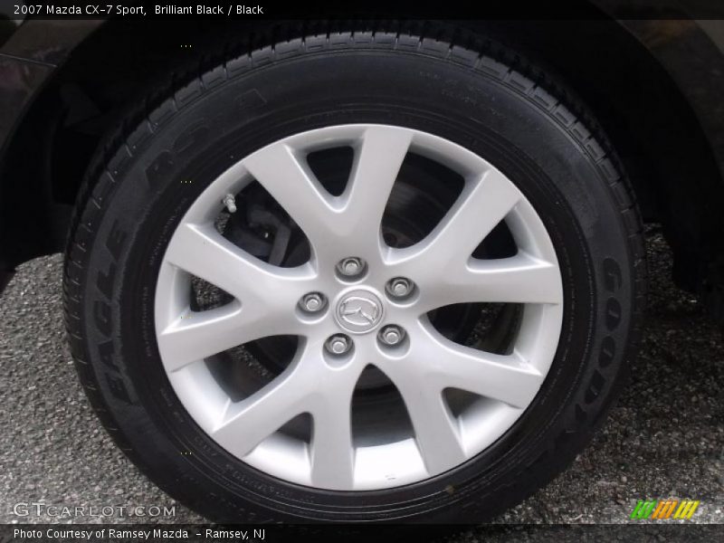 Brilliant Black / Black 2007 Mazda CX-7 Sport