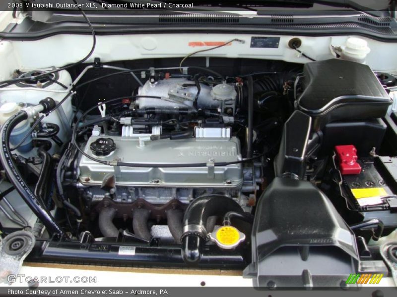 Diamond White Pearl / Charcoal 2003 Mitsubishi Outlander XLS