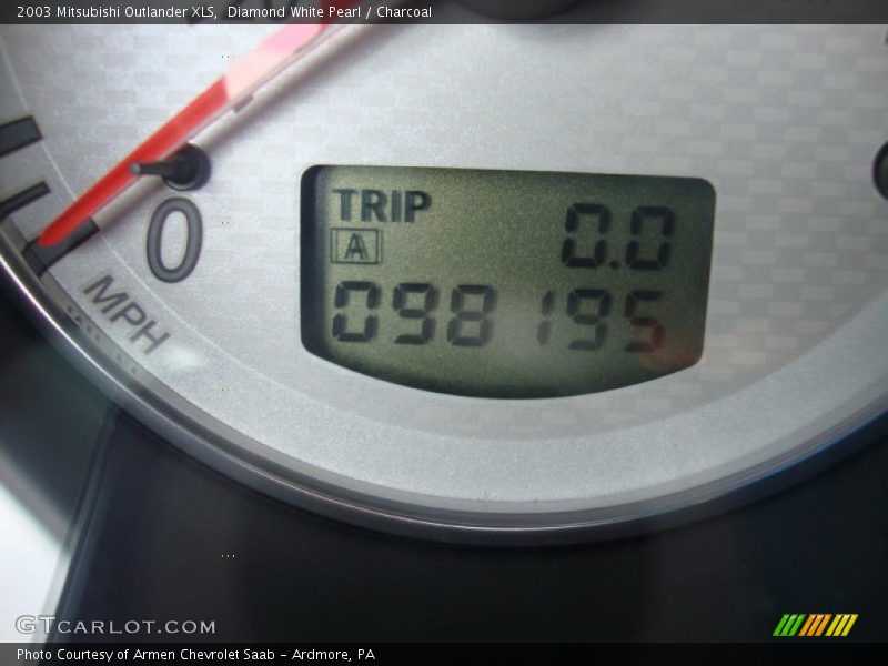 Diamond White Pearl / Charcoal 2003 Mitsubishi Outlander XLS