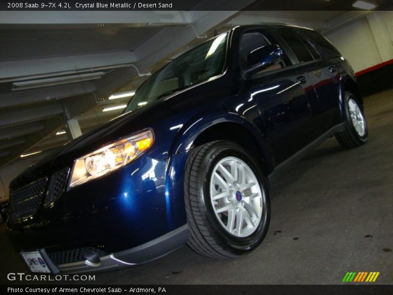 Crystal Blue Metallic / Desert Sand 2008 Saab 9-7X 4.2i
