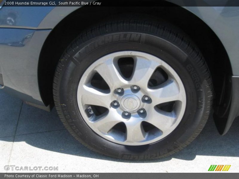 South Pacific Blue / Gray 2008 Hyundai Entourage GLS