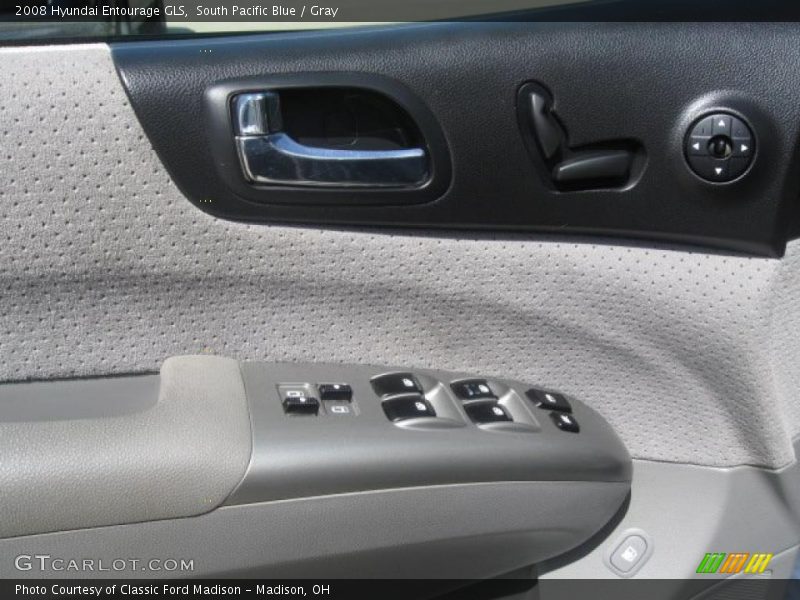 South Pacific Blue / Gray 2008 Hyundai Entourage GLS