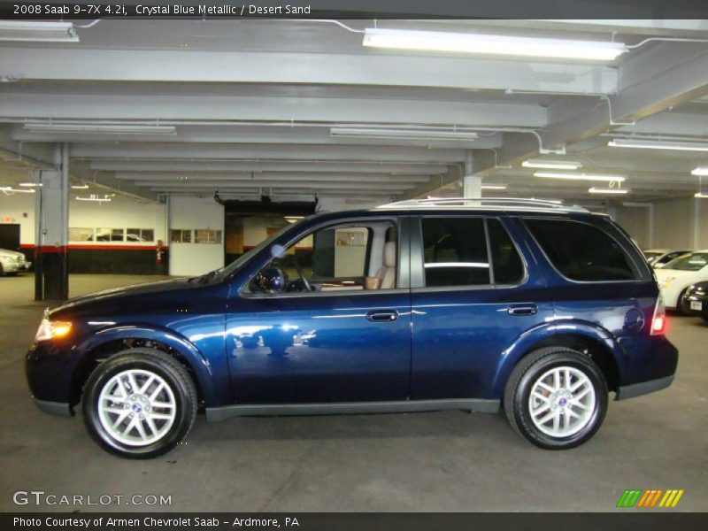 Crystal Blue Metallic / Desert Sand 2008 Saab 9-7X 4.2i