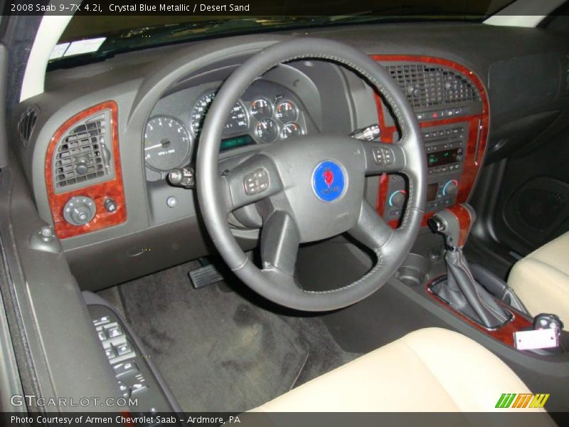 Crystal Blue Metallic / Desert Sand 2008 Saab 9-7X 4.2i