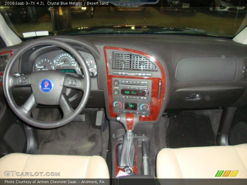 Crystal Blue Metallic / Desert Sand 2008 Saab 9-7X 4.2i