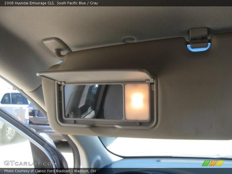 South Pacific Blue / Gray 2008 Hyundai Entourage GLS