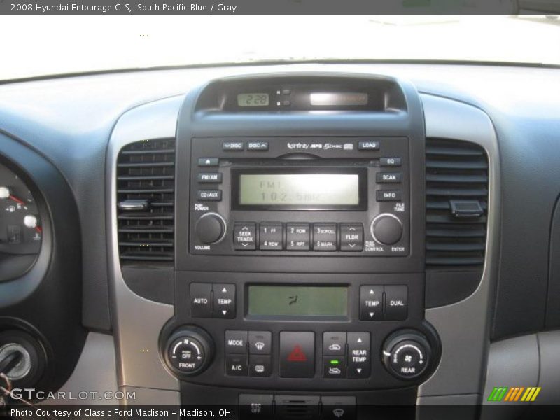 South Pacific Blue / Gray 2008 Hyundai Entourage GLS