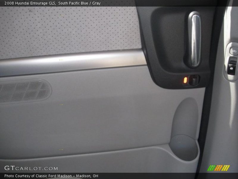 South Pacific Blue / Gray 2008 Hyundai Entourage GLS