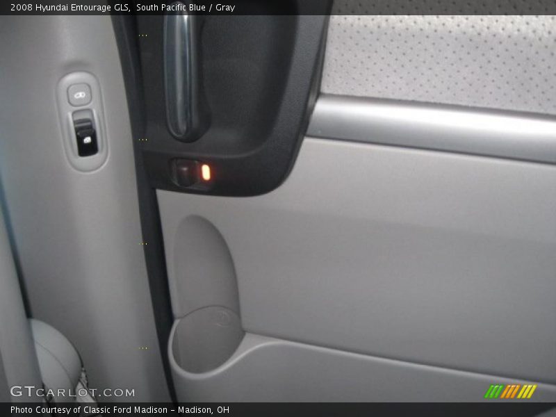 South Pacific Blue / Gray 2008 Hyundai Entourage GLS
