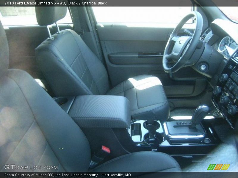 Black / Charcoal Black 2010 Ford Escape Limited V6 4WD