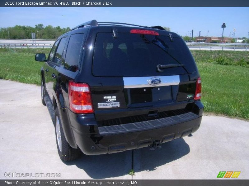 Black / Charcoal Black 2010 Ford Escape Limited V6 4WD