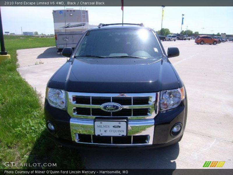 Black / Charcoal Black 2010 Ford Escape Limited V6 4WD