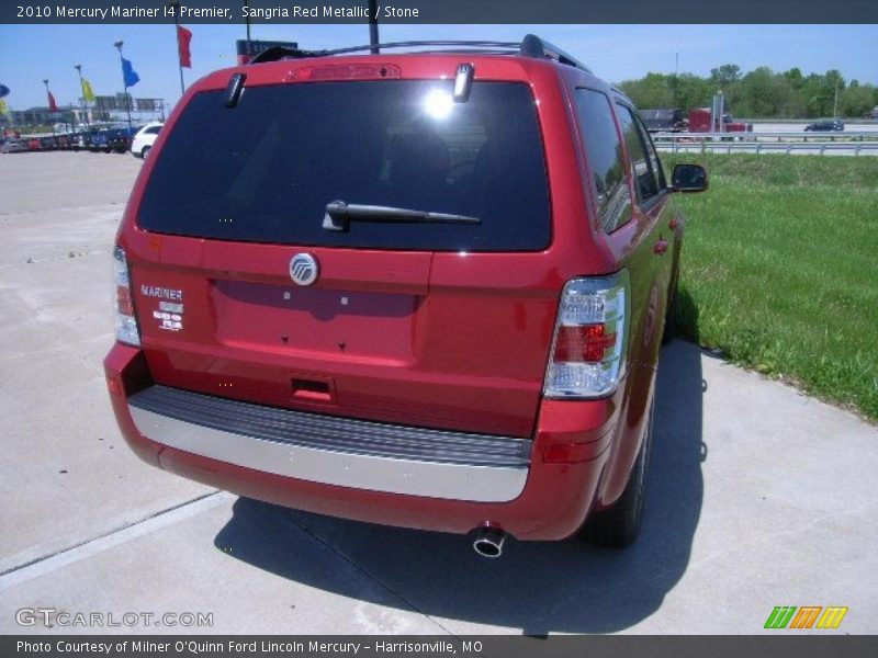 Sangria Red Metallic / Stone 2010 Mercury Mariner I4 Premier