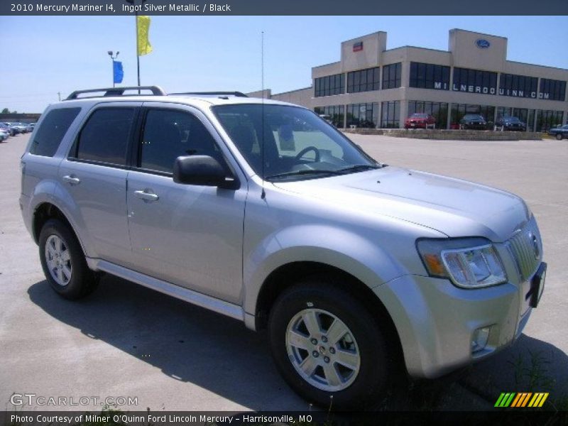 Ingot Silver Metallic / Black 2010 Mercury Mariner I4
