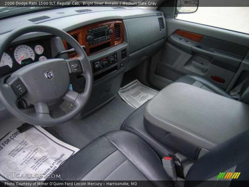 Bright Silver Metallic / Medium Slate Gray 2006 Dodge Ram 1500 SLT Regular Cab