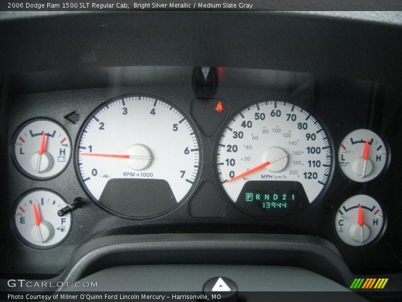 Bright Silver Metallic / Medium Slate Gray 2006 Dodge Ram 1500 SLT Regular Cab