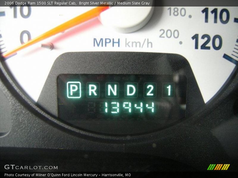 Bright Silver Metallic / Medium Slate Gray 2006 Dodge Ram 1500 SLT Regular Cab