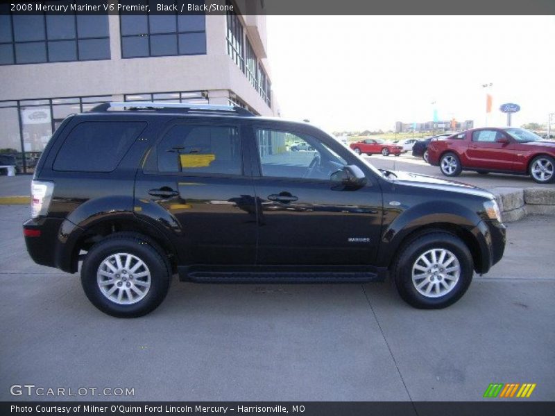 Black / Black/Stone 2008 Mercury Mariner V6 Premier