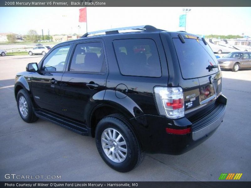 Black / Black/Stone 2008 Mercury Mariner V6 Premier