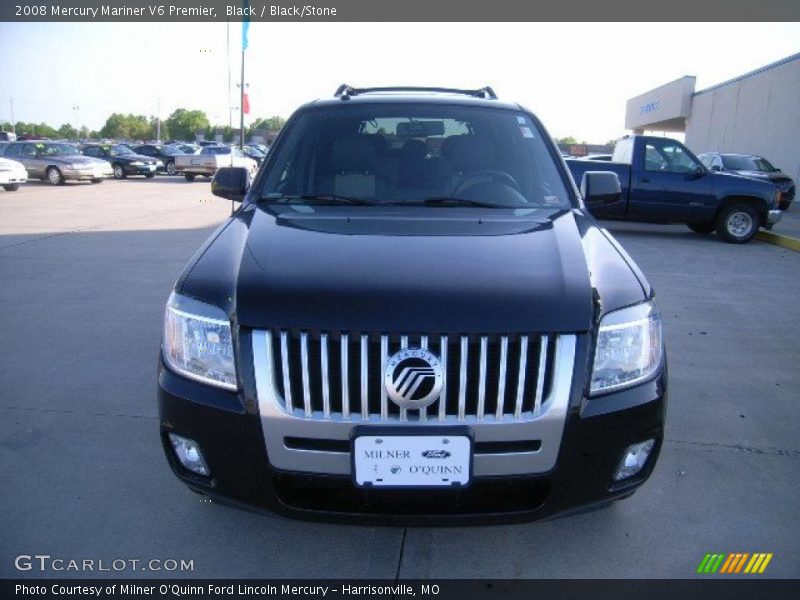 Black / Black/Stone 2008 Mercury Mariner V6 Premier