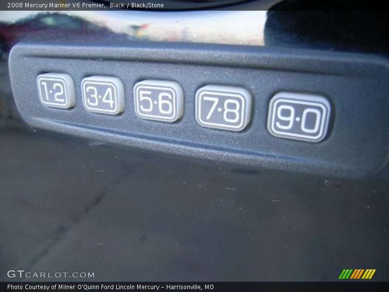 Black / Black/Stone 2008 Mercury Mariner V6 Premier