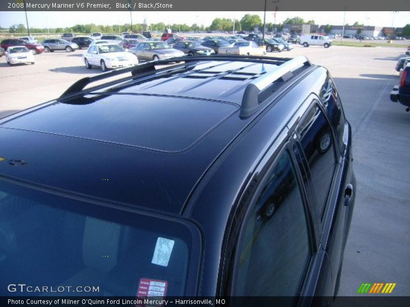 Black / Black/Stone 2008 Mercury Mariner V6 Premier