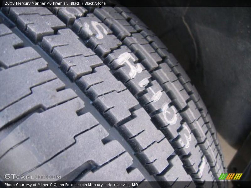 Black / Black/Stone 2008 Mercury Mariner V6 Premier