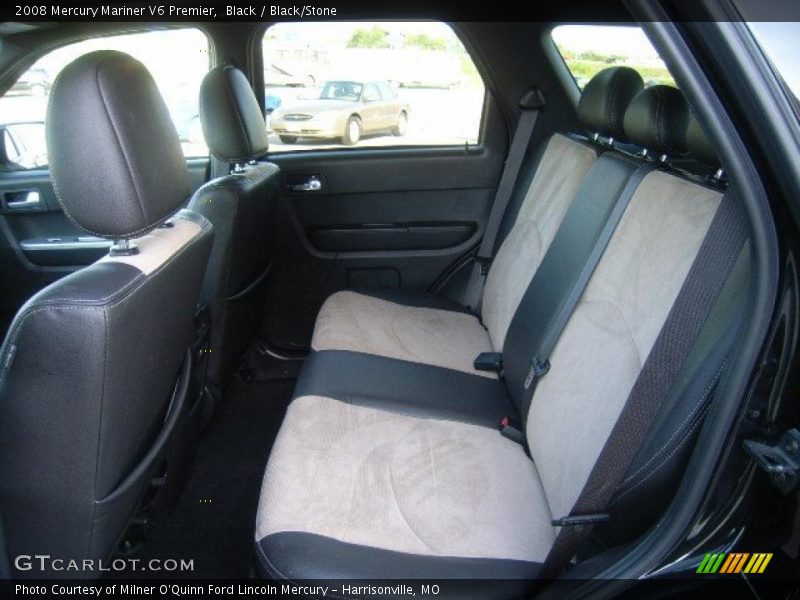 Black / Black/Stone 2008 Mercury Mariner V6 Premier