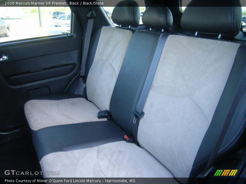 Black / Black/Stone 2008 Mercury Mariner V6 Premier