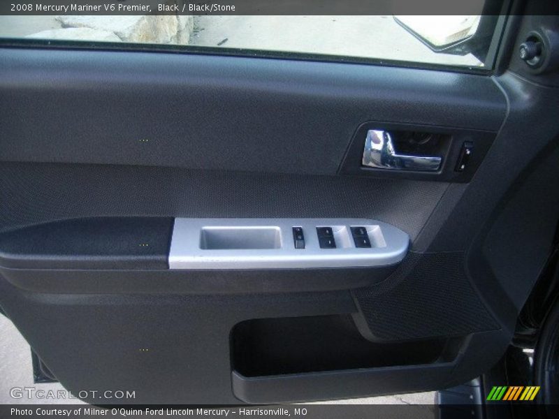 Black / Black/Stone 2008 Mercury Mariner V6 Premier