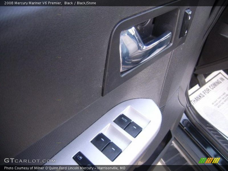 Black / Black/Stone 2008 Mercury Mariner V6 Premier