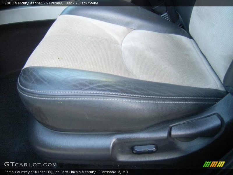 Black / Black/Stone 2008 Mercury Mariner V6 Premier