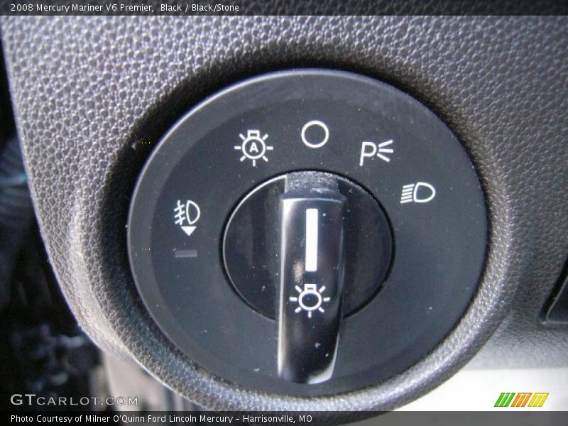 Black / Black/Stone 2008 Mercury Mariner V6 Premier