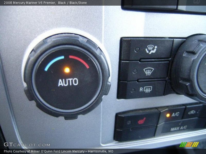 Black / Black/Stone 2008 Mercury Mariner V6 Premier