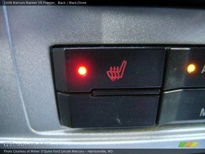 Black / Black/Stone 2008 Mercury Mariner V6 Premier