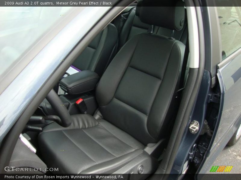 Meteor Grey Pearl Effect / Black 2009 Audi A3 2.0T quattro