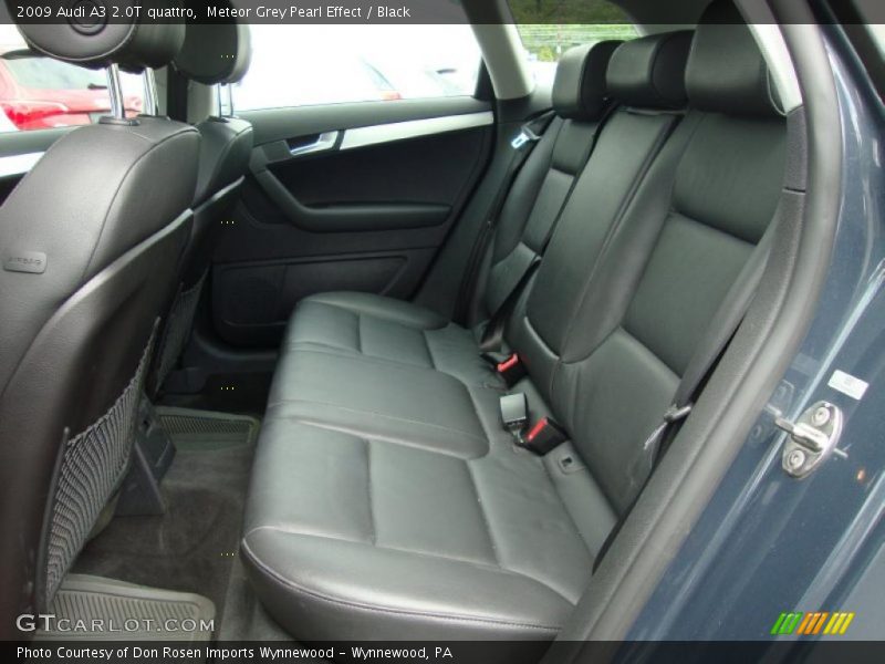 Meteor Grey Pearl Effect / Black 2009 Audi A3 2.0T quattro