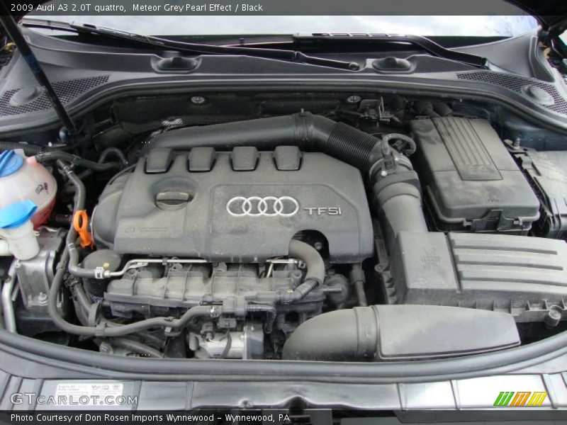 Meteor Grey Pearl Effect / Black 2009 Audi A3 2.0T quattro