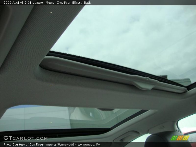 Meteor Grey Pearl Effect / Black 2009 Audi A3 2.0T quattro