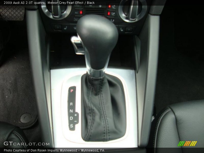 Meteor Grey Pearl Effect / Black 2009 Audi A3 2.0T quattro