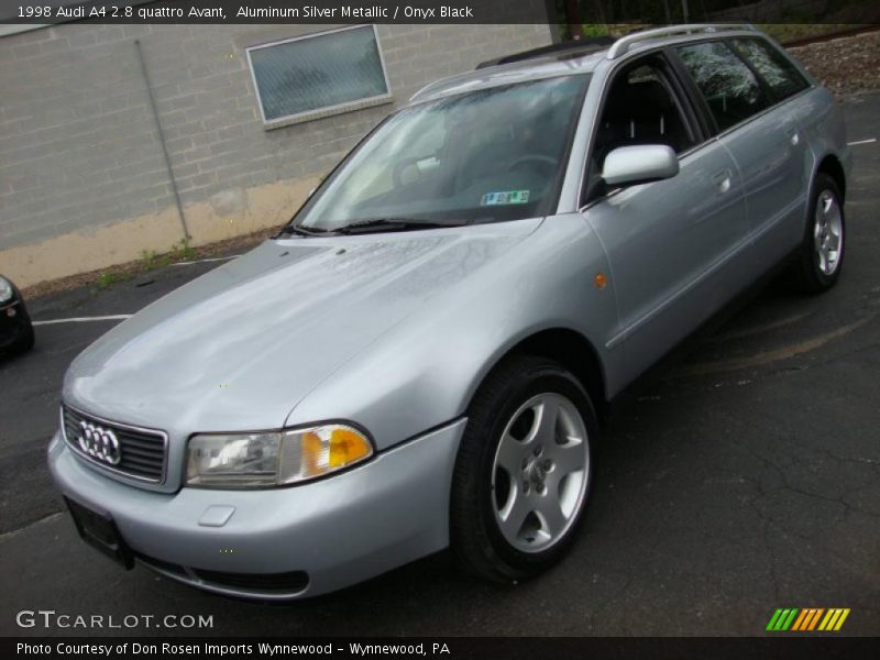 Aluminum Silver Metallic / Onyx Black 1998 Audi A4 2.8 quattro Avant