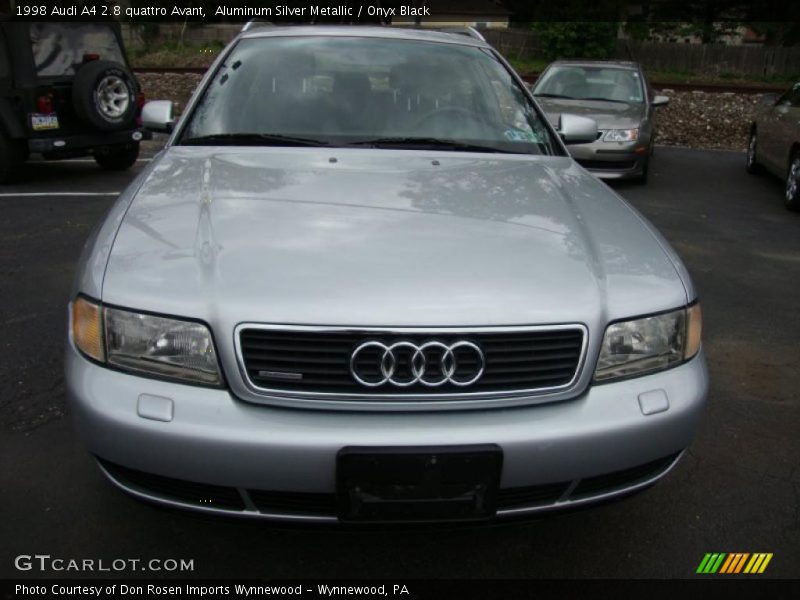 Aluminum Silver Metallic / Onyx Black 1998 Audi A4 2.8 quattro Avant