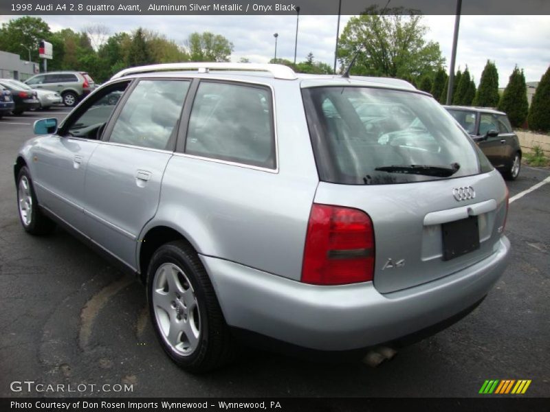 Aluminum Silver Metallic / Onyx Black 1998 Audi A4 2.8 quattro Avant