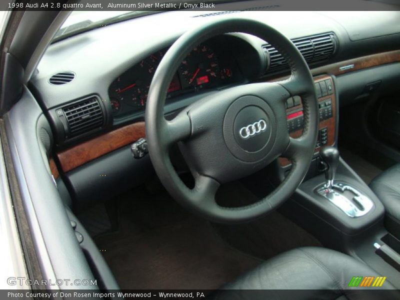 Aluminum Silver Metallic / Onyx Black 1998 Audi A4 2.8 quattro Avant