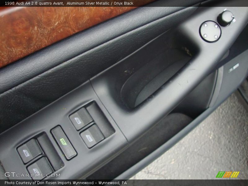Aluminum Silver Metallic / Onyx Black 1998 Audi A4 2.8 quattro Avant